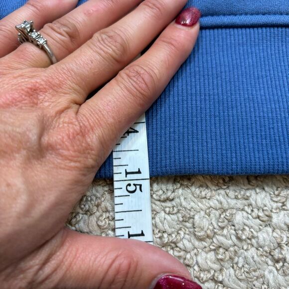 Ladies Brand New Forever 21 with Purpose Blue Cropped Hoodie Size Small - Picture 6 of 11